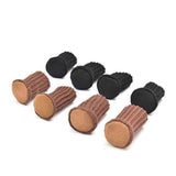 Darrahopens Furniture > Outdoor > Outdoor Furniture Accessories 24 Pack Knitted Chair Leg Socks, Floor Protector Covers for Table and Furniture Feet, Brown