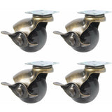 Darrahopens Furniture > Outdoor > Outdoor Furniture Accessories 4 pcs Furniture Leg Caster Wheels (1.5Inch (40Mm) - With Brake)