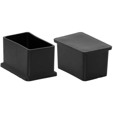 Darrahopens Furniture > Outdoor > Outdoor Furniture Accessories 8 Pack Rectangular Non-Marking Pvc Chair Leg Caps 30Mm X 50Mm (1-3/16" X 2")