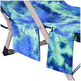 Darrahopens Furniture > Outdoor > Outdoor Furniture Accessories Beach Chair Cover with Side Pockets for Sunbathing, Garden