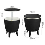 Darrahopens Furniture > Outdoor > Outdoor Furniture Accessories Black Ice Bucket Table