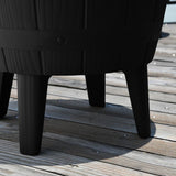 Darrahopens Furniture > Outdoor > Outdoor Furniture Accessories Black Ice Bucket Table