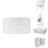 Darrahopens Furniture > Outdoor > Outdoor Furniture Accessories Flat Synthetic Rattan Fabric Plastic Rattan Knitting Repair Material Compatible with Chairs Tables Storage Baskets
