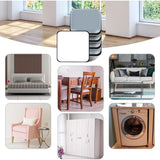 Darrahopens Furniture > Outdoor > Outdoor Furniture Accessories Furniture Sliders, 16 Pieces Ptfe Teflon Square Self-Adhesive Furniture Sliders Suitable For Smooth Floors And Carpets