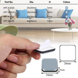 Darrahopens Furniture > Outdoor > Outdoor Furniture Accessories Furniture Sliders, 16 Pieces Ptfe Teflon Square Self-Adhesive Furniture Sliders Suitable For Smooth Floors And Carpets