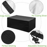 Darrahopens Furniture > Outdoor > Outdoor Furniture Accessories Garden Furniture Cover 210T Polyester Waterproof Anti-Uv Tarpaulin, Protective Cover For Tables, Chair, Sofa (200 160