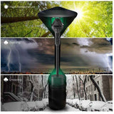 Gas Patio Heater Cover, Water Resistant Parasol Heater Cover, Black, 241 x 86 x 47 cm