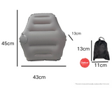 Darrahopens Furniture > Outdoor > Outdoor Furniture Accessories Grey Ultralight Inflatable Lumbar Support Pillow - Portable Ergonomic Back Cushion for Travel, Office & Car