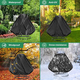 Darrahopens Furniture > Outdoor > Outdoor Furniture Accessories Hanging Chair Cover, Waterproof Hanging Chair Cover, Protective Cover For Egg Chair, Windproof, Anti-Uv, Heavy Duty