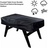 Darrahopens Furniture > Outdoor > Outdoor Furniture Accessories Heavy Duty Oxford Foosball Table Cover Waterproof Anti-Uv Dustproof Black 16311548Cm