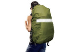 Darrahopens Furniture > Outdoor > Outdoor Furniture Accessories High-Visibility Backpack Rain Cover with Reflective Strip Water-Resistant Outdoor Night Travel Bag Cover -Orange / XL