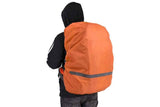 Darrahopens Furniture > Outdoor > Outdoor Furniture Accessories High-Visibility Backpack Rain Cover with Reflective Strip Water-Resistant Outdoor Night Travel Bag Cover -Orange / XL