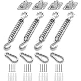 Darrahopens Furniture > Outdoor > Outdoor Furniture Accessories M6 Shade Sail Fixing Kit, Stainless Steel Sun Shade Sail Fixing Kit For Triangle And Square, Rectangle, Sun Shade Sail