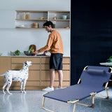 Darrahopens Furniture > Outdoor > Outdoor Furniture Accessories Multifunctional Recliner Folding Bed Lounge Chair for Lunch Break Relaxation