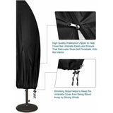 Darrahopens Furniture > Outdoor > Outdoor Furniture Accessories Parasol Cover, Parasol Cover, Waterproof Garden Umbrella Cover, 265X40/70/50Cm/Anti-Uv, Wind, Discoloration, For