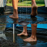 Darrahopens Furniture > Outdoor > Outdoor Furniture Accessories Portable Camping Shower Base - Collapsible Water Containment Tray with Drain for Outdoor Tents