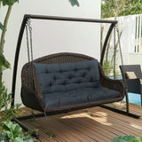 Darrahopens Furniture > Outdoor > Outdoor Furniture Accessories Swing Cushion Replacement, Waterproof Bench Cushion for Outdoor Furniture, 2-3 Seater Replacement Thickened Swing Cushion with Ties for Patio Outdoor Backyard Garden In Australia - Darrahopens