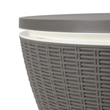 Darrahopens Furniture > Outdoor > Outdoor Furniture Accessories Taupe Ice Bucket Table