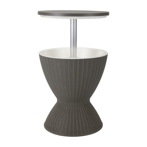Darrahopens Furniture > Outdoor > Outdoor Furniture Accessories Taupe Ice Bucket Table