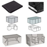 Darrahopens Furniture > Outdoor > Outdoor Furniture Accessories Waterproof Oxford Cloth Outdoor Furniture Cover Rectangular Waterproof Tarpaulin