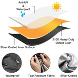 Darrahopens Furniture > Outdoor > Outdoor Furniture Accessories Waterproof Patio Heater Cover, 210d Oxford, Waterproof, Windproof, Protection A