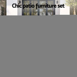 Darrahopens Furniture > Outdoor > Outdoor Sofas & Lounge Sets Gardeon 4-Piece Outdoor Sofa Set Rattan Furniture with Two Pillows Grey In Australia - Darrahopens