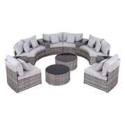 Darrahopens Furniture > Outdoor > Outdoor Sofas & Lounge Sets Gardeon 8 Seater Outdoor Sofa Set 14PCS Table Chair Set Rattan Patio Furniture In Australia - Darrahopens