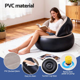 Darrahopens Furniture > Outdoor > Outdoor Sofas & Lounge Sets Gardeon Inflatable Chair Blow Up Folding Air Chairs Sofa for Camping with Pump