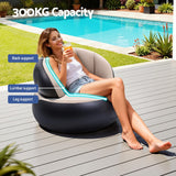 Darrahopens Furniture > Outdoor > Outdoor Sofas & Lounge Sets Gardeon Inflatable Chair Blow Up Folding Air Chairs Sofa for Camping with Pump