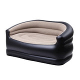 Darrahopens Furniture > Outdoor > Outdoor Sofas & Lounge Sets Gardeon Outdoor Air Sofa Inflatable Couch Two-Seater Lounge Chair with Pump Blow Up Couches for Camping