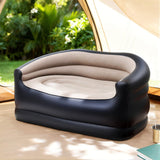 Darrahopens Furniture > Outdoor > Outdoor Sofas & Lounge Sets Gardeon Outdoor Air Sofa Inflatable Couch Two-Seater Lounge Chair with Pump Blow Up Couches for Camping