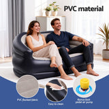 Darrahopens Furniture > Outdoor > Outdoor Sofas & Lounge Sets Gardeon Outdoor Air Sofa Inflatable Couch Two-Seater Lounge Chair with Pump Blow Up Couches for Camping