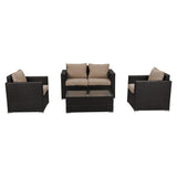 Darrahopens Furniture > Outdoor > Outdoor Sofas & Lounge Sets Harmony Haven Outdoor Sofa Set