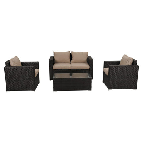 Darrahopens Furniture > Outdoor > Outdoor Sofas & Lounge Sets Harmony Haven Outdoor Sofa Set