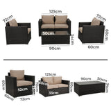 Darrahopens Furniture > Outdoor > Outdoor Sofas & Lounge Sets Harmony Haven Outdoor Sofa Set