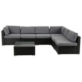 Darrahopens Furniture > Outdoor > Outdoor Sofas & Lounge Sets Veranda Fancy Grande Sofa Set