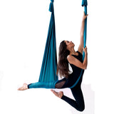 Darrahopens Furniture > Outdoor > Outdoor Sofas & Lounge Sets VEVOR Aerial Yoga Hammock & Swing, 5 m Length Aerial Yoga Starter Kit with 100gsm Nylon Fabric, Full Rigging Hardware & Easy Set-up Guide, Antigravity Flying for All Levels Fitness Bodybuilding, Green