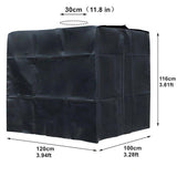 Darrahopens Furniture > Outdoor > Outdoor Storage Boxes 1000L IBC Water Tank Cover UV Resistant Oxford Hood for Outdoor Use
