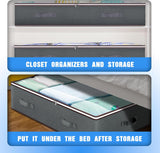 Darrahopens Furniture > Outdoor > Outdoor Storage Boxes CARLA HOME 8 Pack Underbed Storage Bins with 90L Large Capacity Storage Containers for Comforters, Linen, Pillows, Toys, Towels, Blankets