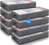 Darrahopens Furniture > Outdoor > Outdoor Storage Boxes CARLA HOME 8 Pack Underbed Storage Bins with 90L Large Capacity Storage Containers for Comforters, Linen, Pillows, Toys, Towels, Blankets