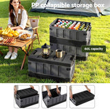 Darrahopens Furniture > Outdoor > Outdoor Storage Boxes Gardeon Collapsible Outdoor Storage Box 60L Stackable Folding Camping Organizer Black