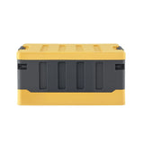 Darrahopens Furniture > Outdoor > Outdoor Storage Boxes Gardeon Collapsible Outdoor Storage Box 60L Stackable Folding Camping Organizer Yellow