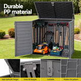 Darrahopens Furniture > Outdoor > Outdoor Storage Boxes Gardeon Outdoor Storage Box 1170L Container Lockable Cabinet Tool Organizer Shed Grey