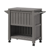 Darrahopens Furniture > Outdoor > Outdoor Storage Boxes Gardeon Outdoor Storage Cabinet Box 80L Ice Bucket Cooler Rolling Serving Cart Kitchen Trolley Brown In Australia - Darrahopens