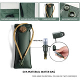 Darrahopens Furniture > Outdoor > Outdoor Storage Boxes Outdoor Green 2.5L Hydration Bladder for Running & Cycling - Eco-Friendly PEVA Material Water Reservoir Pack Insert with Bite Valve & 93CM Water Pipe