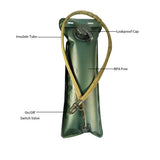 Darrahopens Furniture > Outdoor > Outdoor Storage Boxes Outdoor Green 2.5L Hydration Bladder for Running & Cycling - Eco-Friendly PEVA Material Water Reservoir Pack Insert with Bite Valve & 93CM Water Pipe