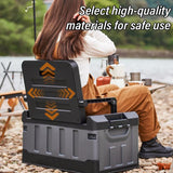 Darrahopens Furniture > Outdoor > Outdoor Tables Folding Storage Box Large Capacity Organizer Collapsible Container for Home Use