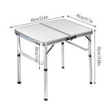 Darrahopens Furniture > Outdoor > Outdoor Tables Portable Folding Table Outdoor Picnic Camping Barbecue Lightweight Travel Desk