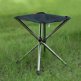 Darrahopens Furniture > Outdoor > Outdoor Tables Portable Outdoor Telescopic Folding Stool Camping Chair Fishing Seat Lightweight