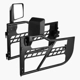 Darrahopens Furniture > Outdoor > Outdoor Tables VEVOR Jeep Tube Doors, 2-Door, Hunting Style Jeep Tubular Door with Heavy-Duty Hinges & OE Latch, Jeep Doors with Rear View Mirrors, Fit for 2018-2024 Jeep Wrangler JL & 2020-2024 Jeep Gladiator JT